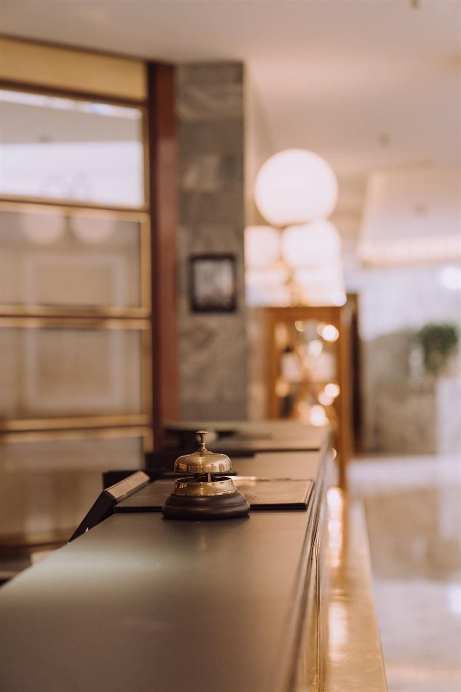 Professional reception desk, representative of the personal service our office provides